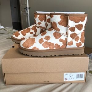 Ugg Classic Mini Cow Print
